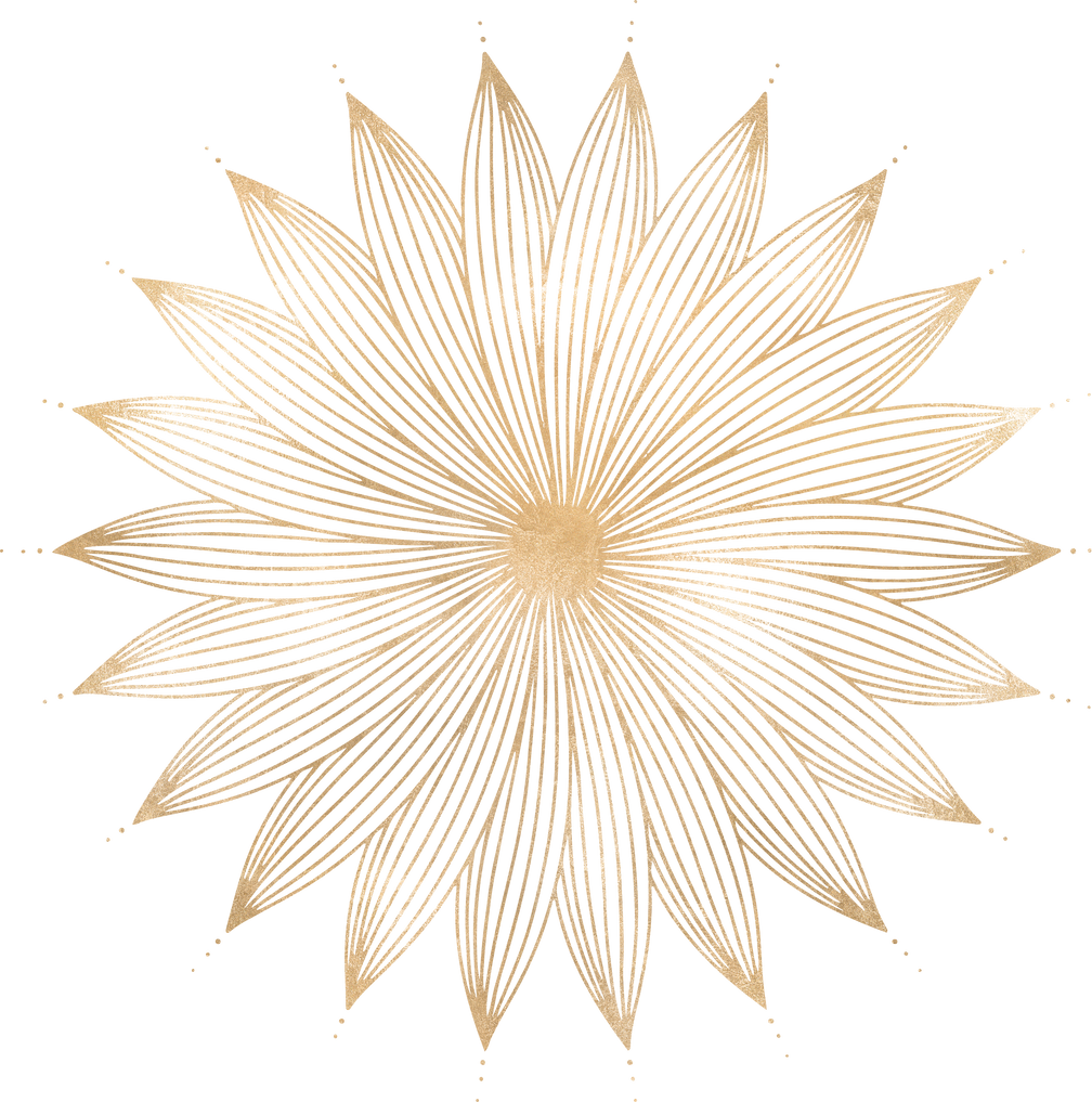 Celestial gold mandala